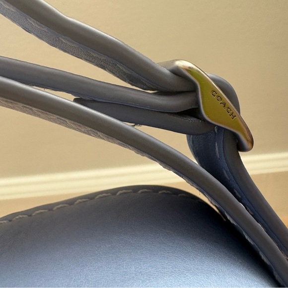 Coach Drifter Should Bag in Calf Leather Periwinkle with Turn-lock - Picture 12 of 14